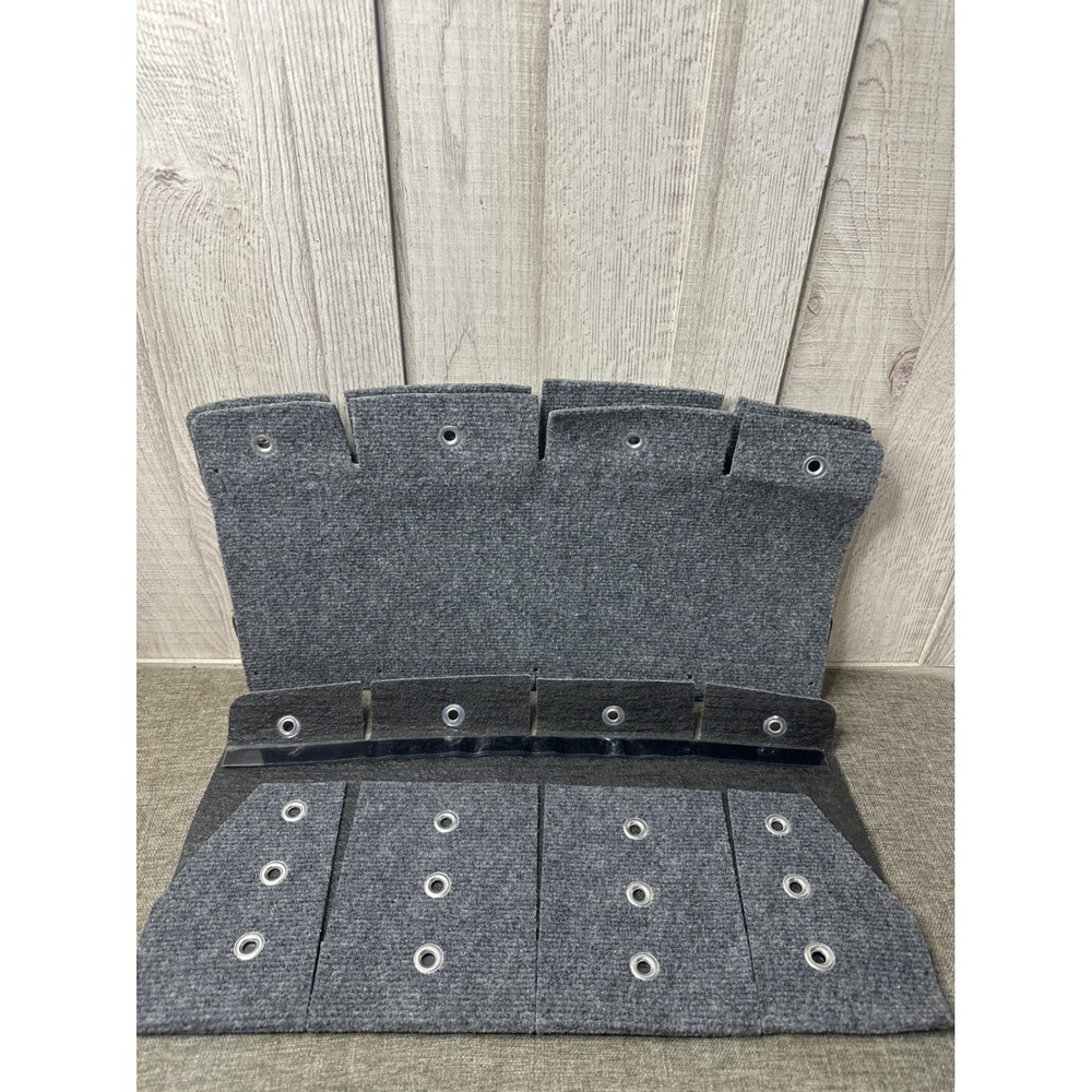 RV Camper Step Covers Wrap Around Non Slip Carpet Mats Grey 22 Inch 3 Pack - Picture 4 of 6